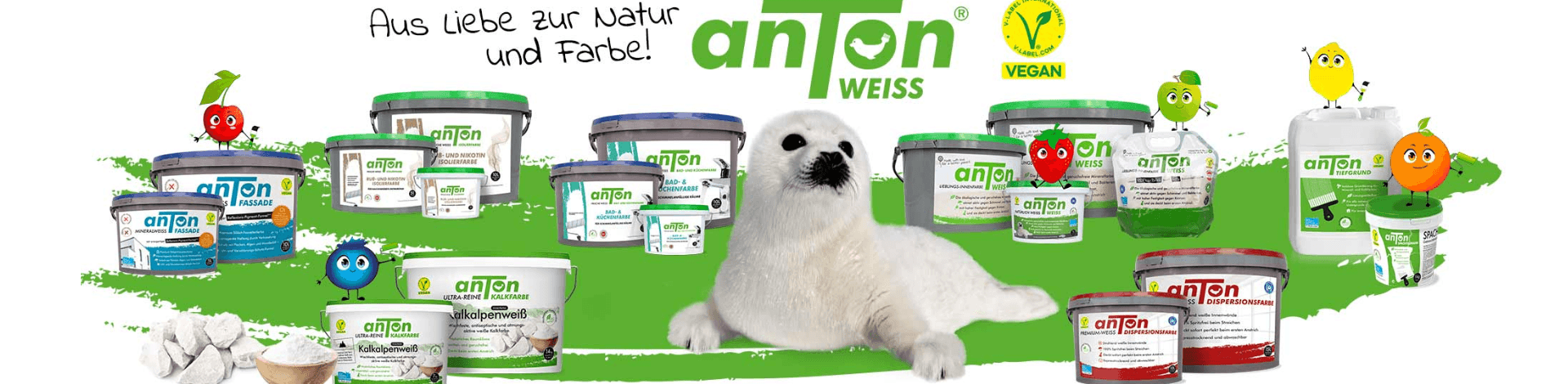 Vegane Farbwelt