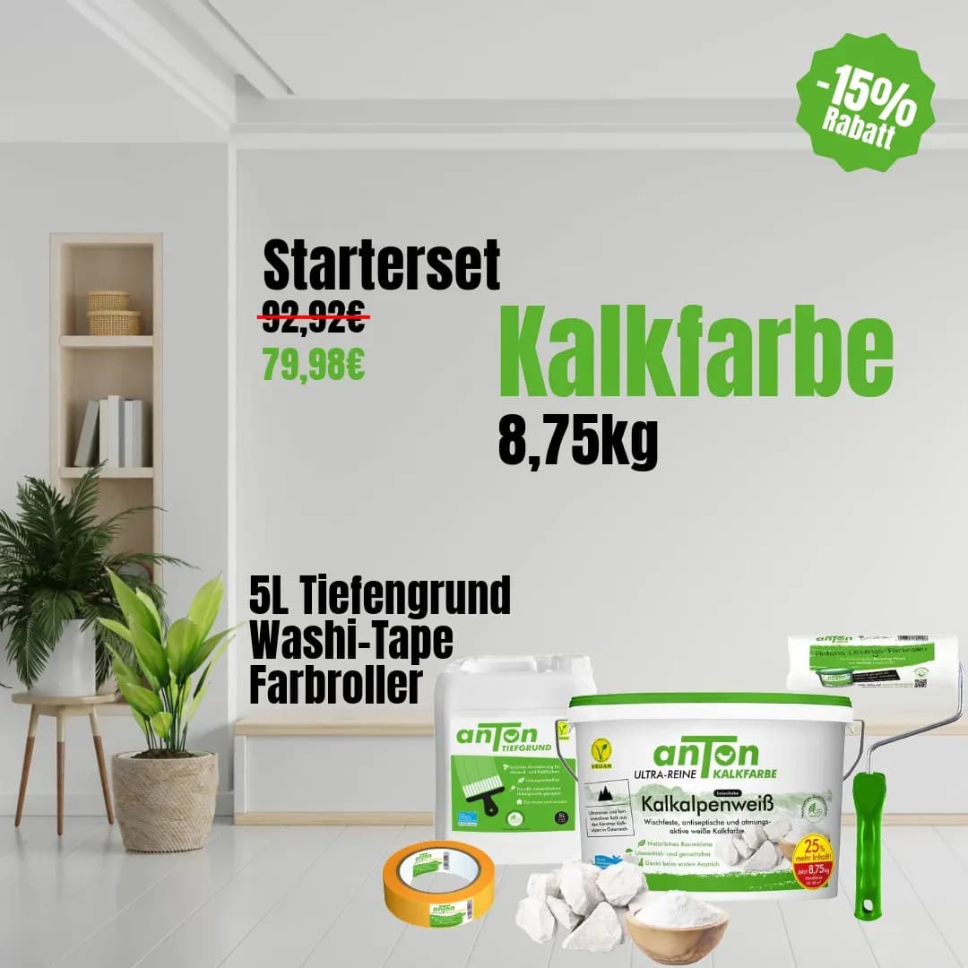 Hochwertige Wandfarbe im Komplettset kaufen
